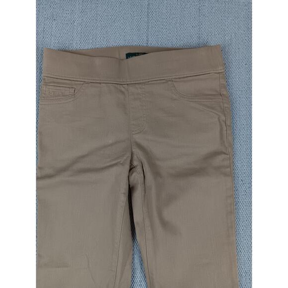 LRL Lauren Ralph Lauren Jeans Modern Legging Womens 4 30X29 Khaki Tan Pull On - Picture 6 of 15